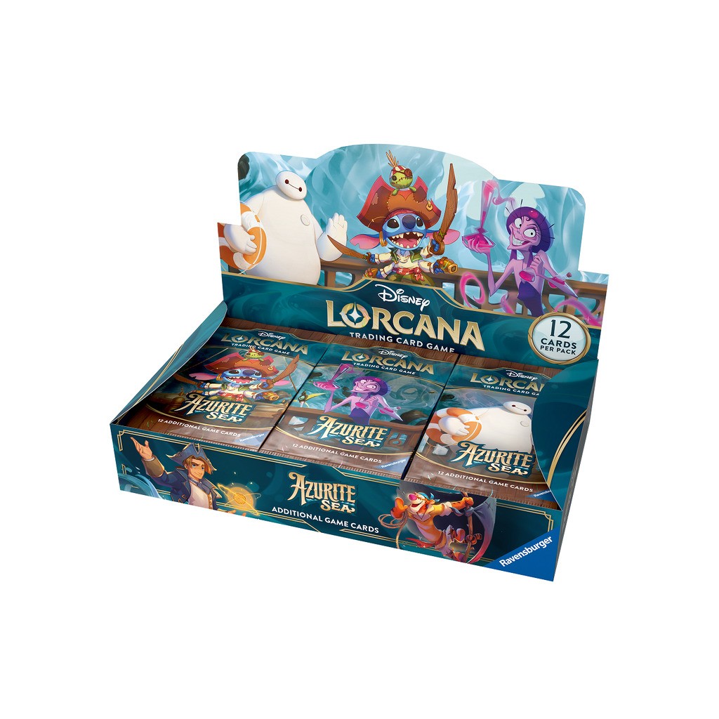 Azurite Sea Booster Display - Disney Lorcana TCG