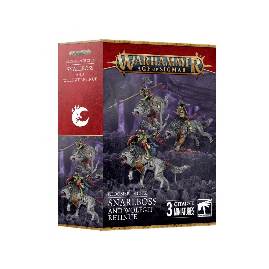 Snarlboss & Wolfgit Retinue - Gloomspite Gitz - Age of Sigmar - Games Workshop