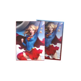 Brushed art sleeves - Supergirl - Superman series 2 - 100 stk - Dragon Shield