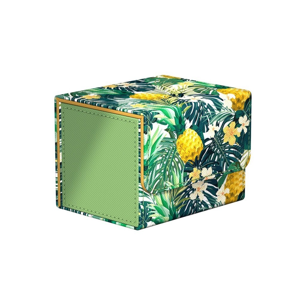 Sidewinder 100+ Bahia Green Floral - deckbox - Ultimate Guard