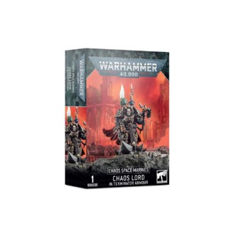 Chaos Space Marines: Chaos Lord In Terminator Armour - Warhammer 40.000 - Games Workshop