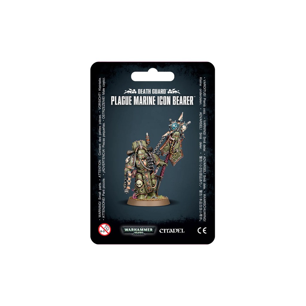 Death Guard: Plague Marine Icon Bearer - Warhammer 40.000 - Games Workshop