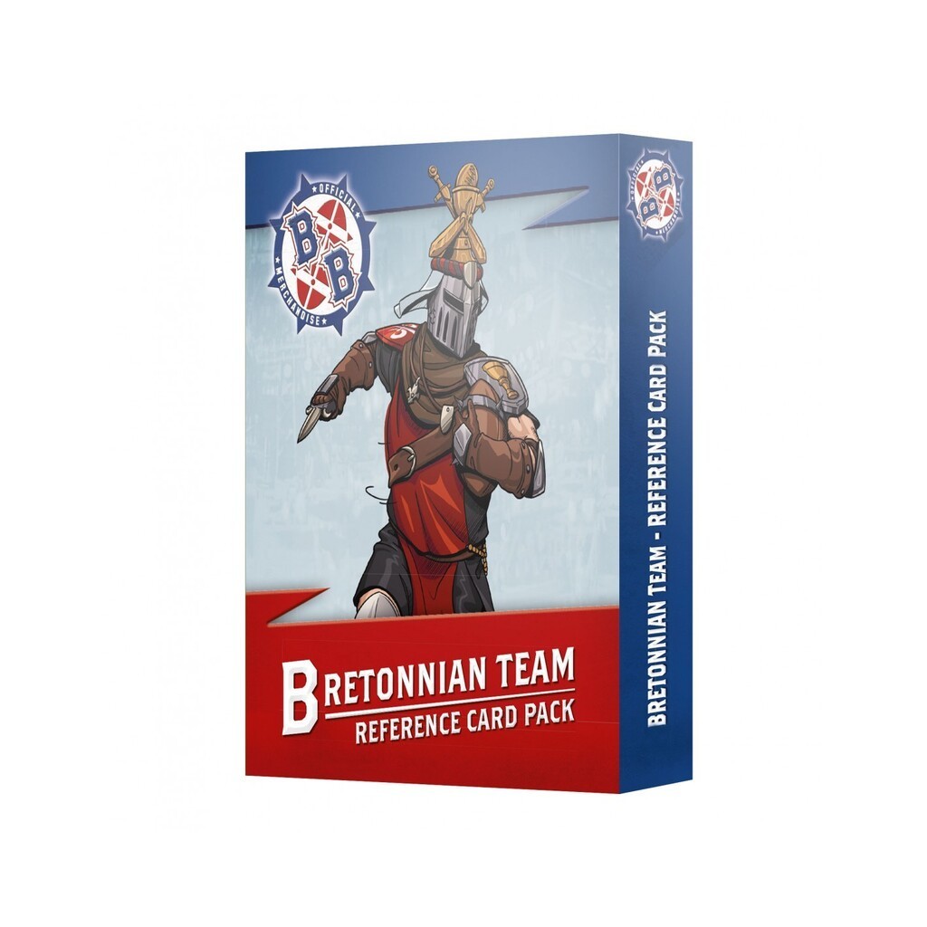 Bretonnian Team Reference Card Pack - Blood Bowl  - Games Workshop