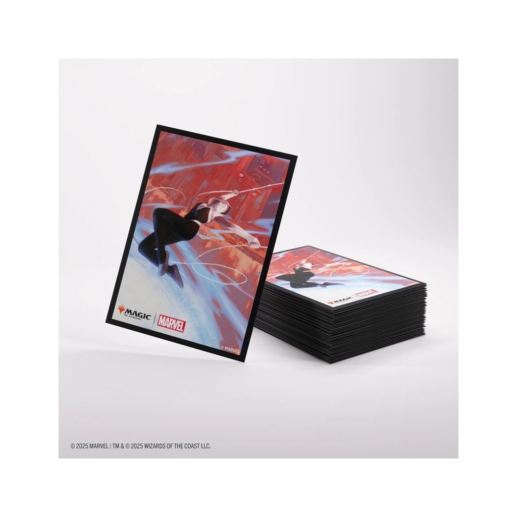 Spider Gwen - Marvel's Spider Man - Art Sleeves - 105 stk - plastiklommer - Magic the Gathering - Gamegenic