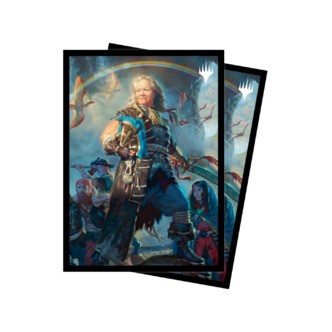 Admiral Brass, Unsinkable - Matte Deck Protector sleeves - 100 stk - Lost Caverns of Ixalan - Magic the Gathering - Ultra pro