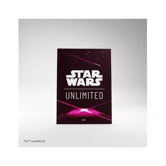 Art Sleeves, Card Back Magenta - 60 stk - plastiklommer - Star Wars Unlimited - Gamegenic