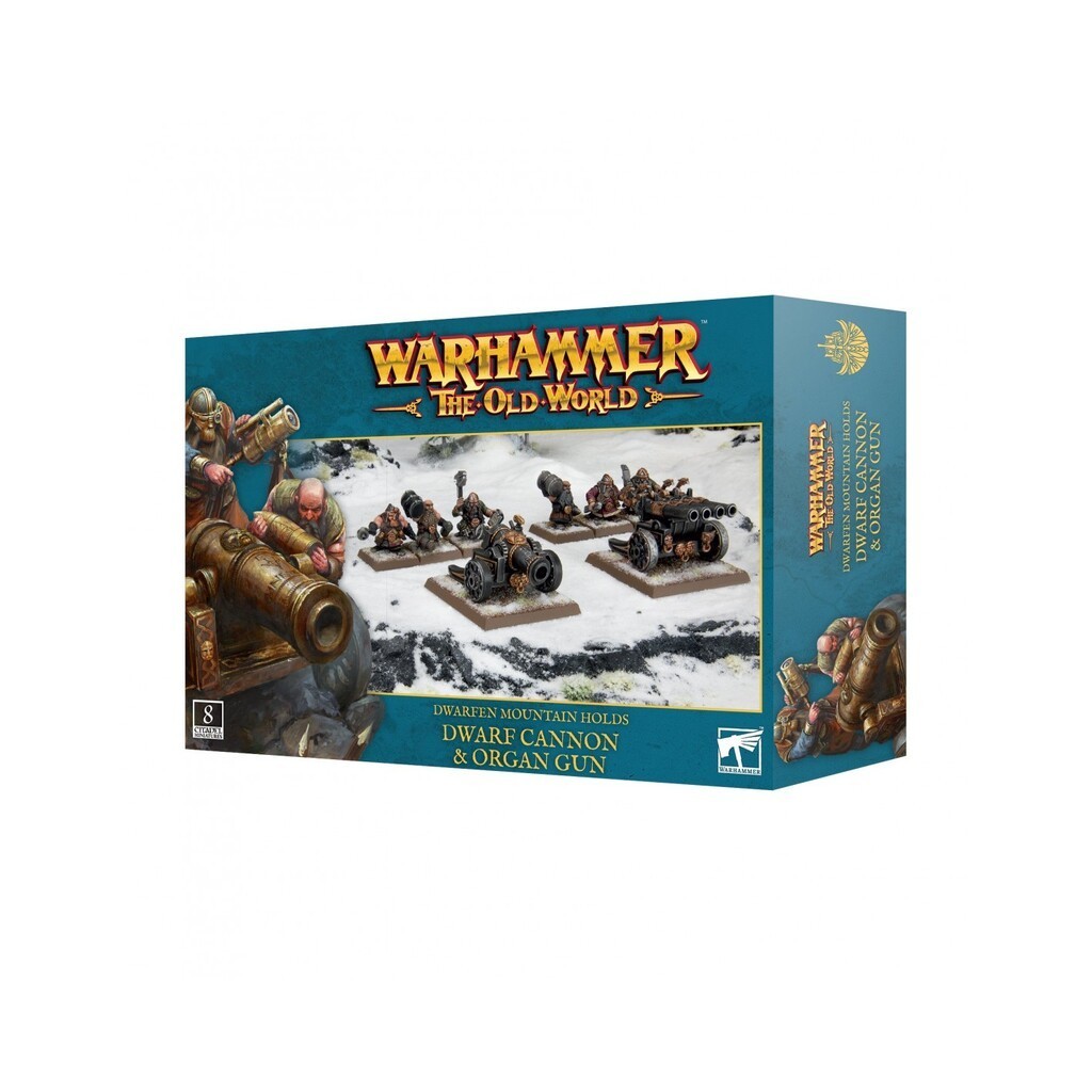 Dwarf Cannon & Organ Gun - Dwarfen Mountain Holds - Warhammer: The Old World - Games Workshop