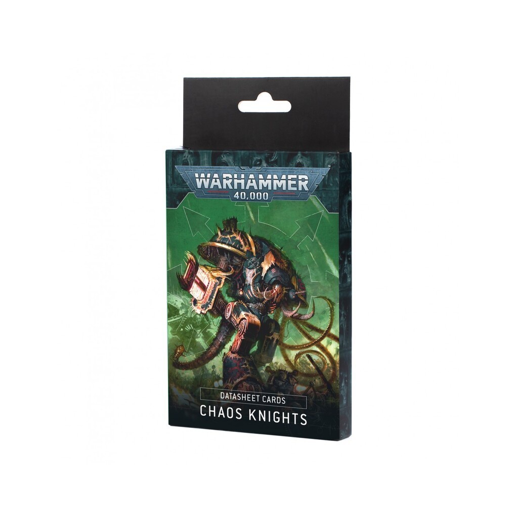 Datasheet Cards - Chaos Knights - Warhammer - Games Workshop
