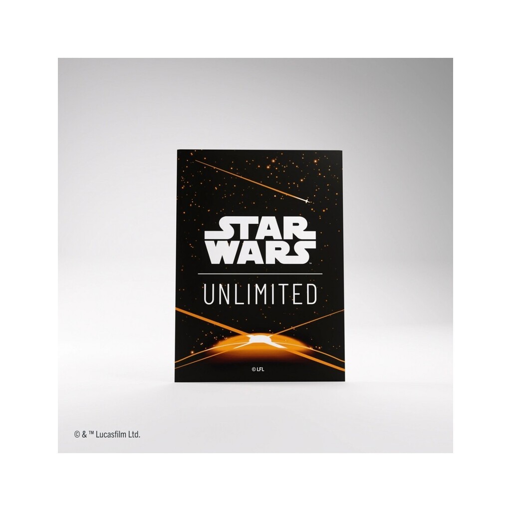 Art Sleeves, Card Back Orange - 60 stk - plastiklommer - Star Wars Unlimited - Gamegenic