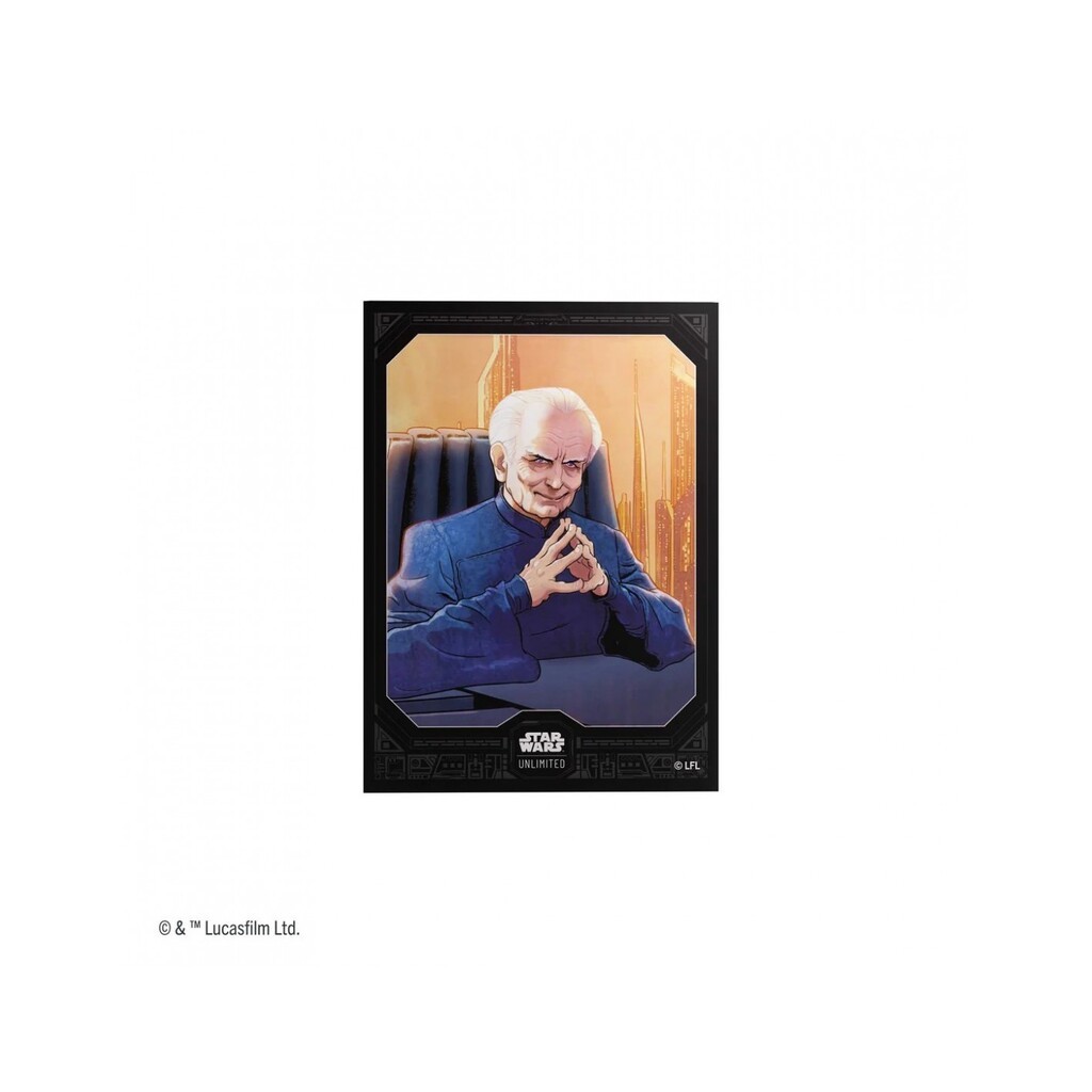 Chancellor Palpatine - Art Sleeves 60 stk - Plastiklommer - Star Wars Unlimited - Gamegenic
