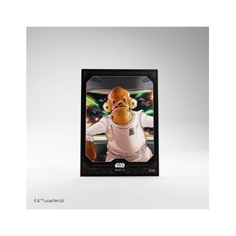 Art Sleeves, Admiral Ackbar - 60 stk - plastiklommer - Star Wars Unlimited - Gamegenic