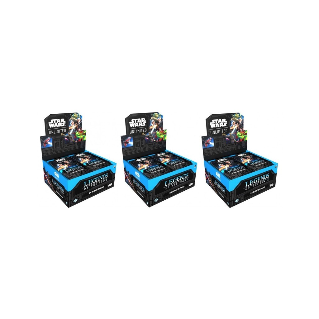 3x Legends of the Force Booster Display - Star Wars Unlimited