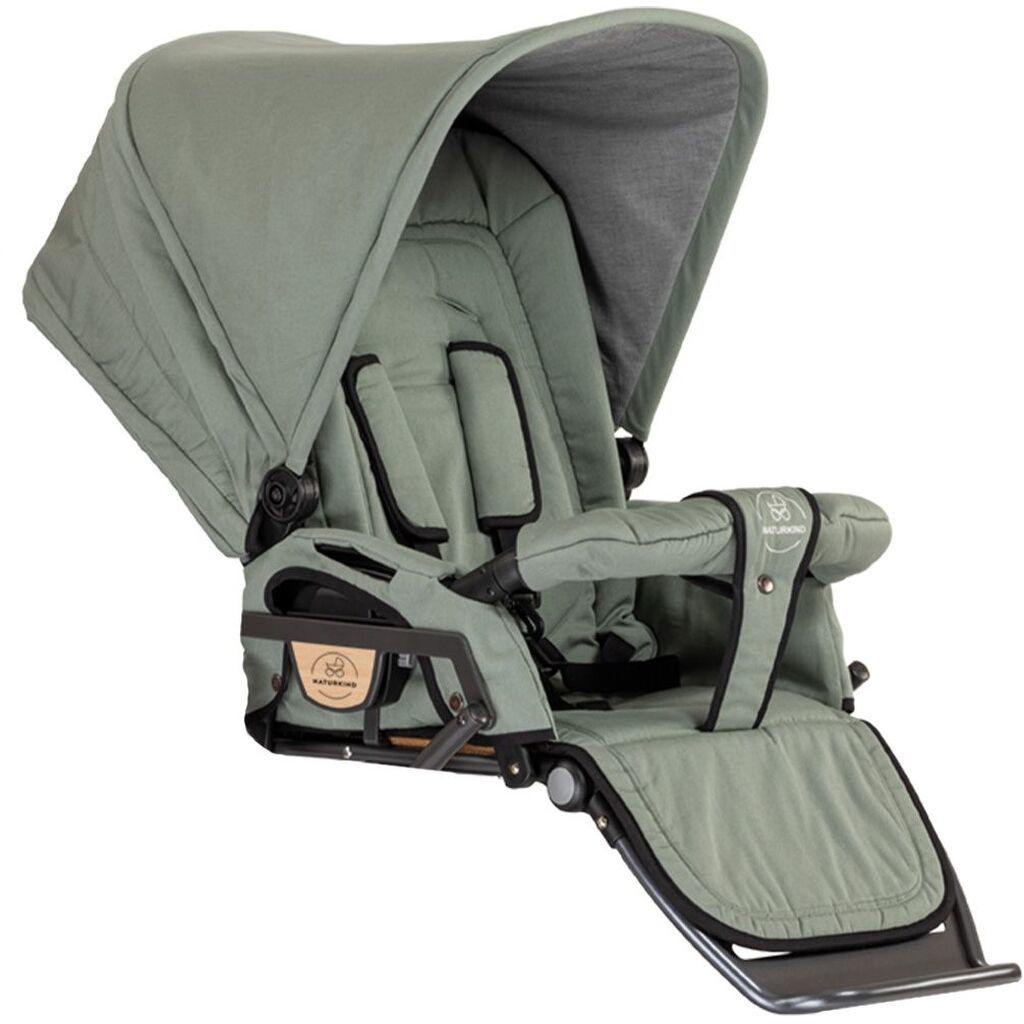 Naturkind Klapvognssæde - Jade (støvet grøn)