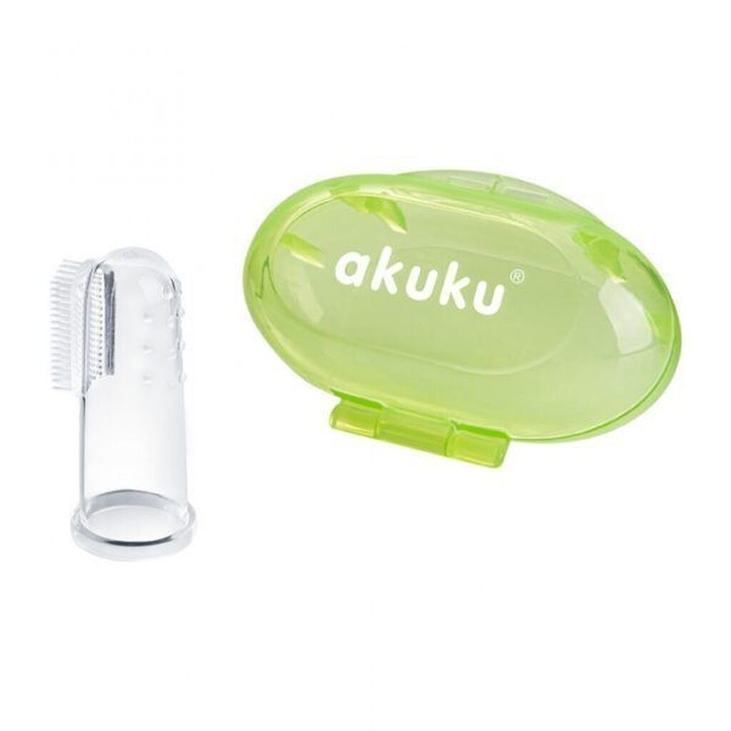 Akuku Finger Tandbørste Grøn