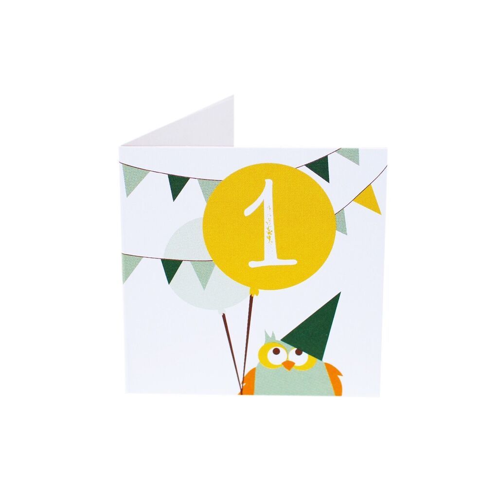 Kort Fødselsdag 1 år (Lille)