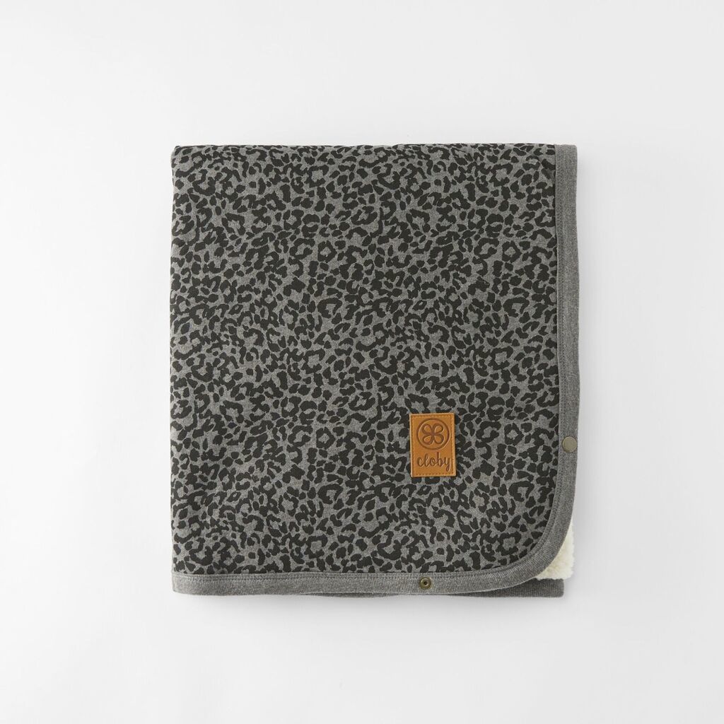 Cloby Teddy Blanket - Leopard