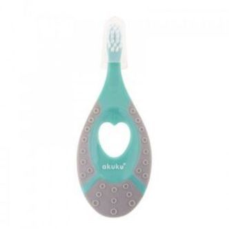 Akuku Tandbørste - Mint/Grå