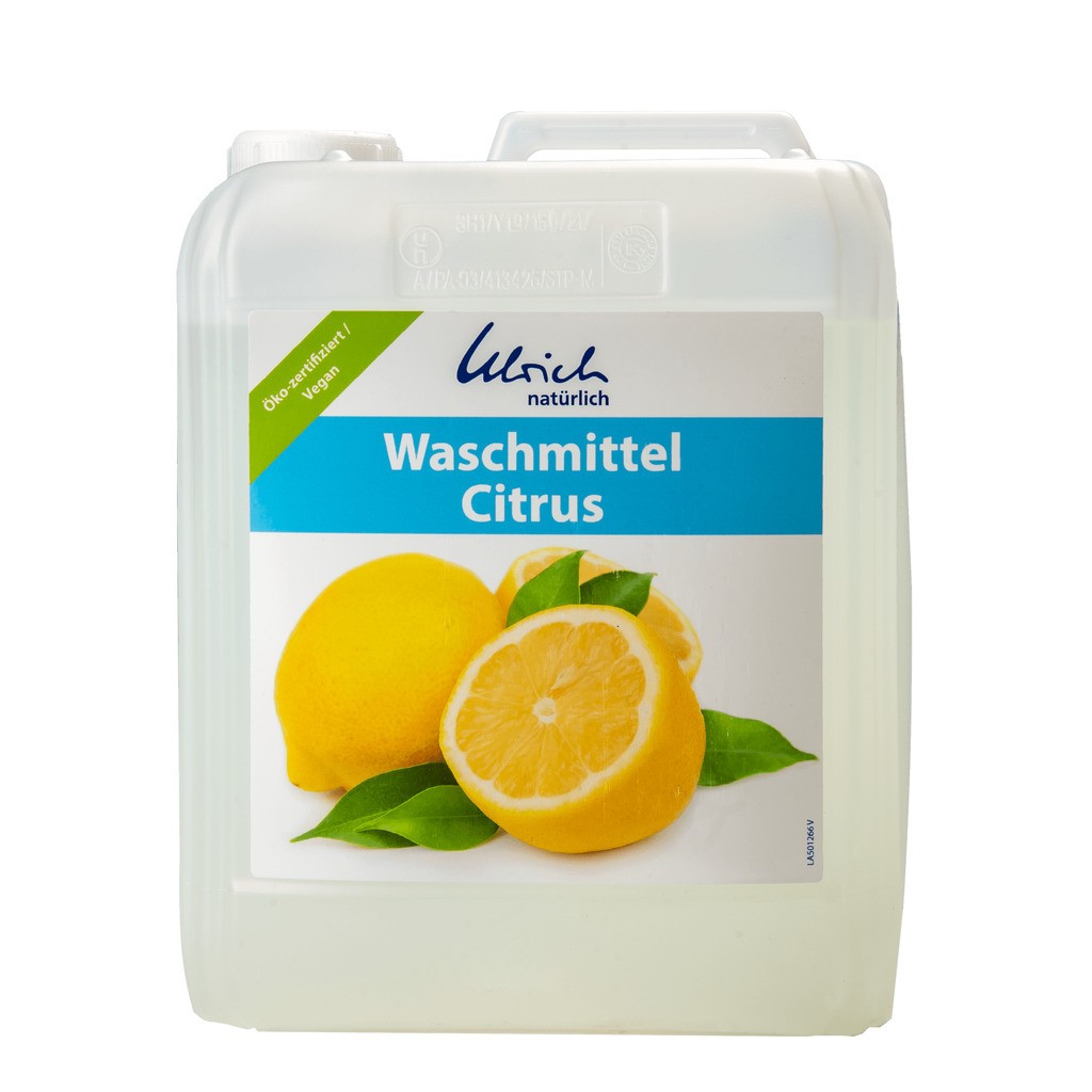 Ulrich Natürlich vaskemiddel med citrus - 5 l - økologisk