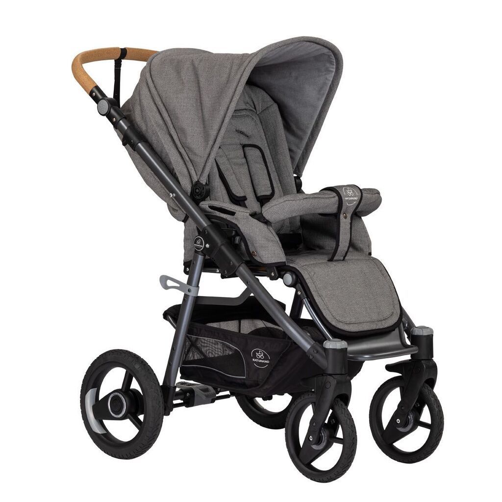 Naturkind Klapvogn Lux Evo - Tulum (grå mønster)