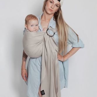 No Knot Woven Wrap White Gold