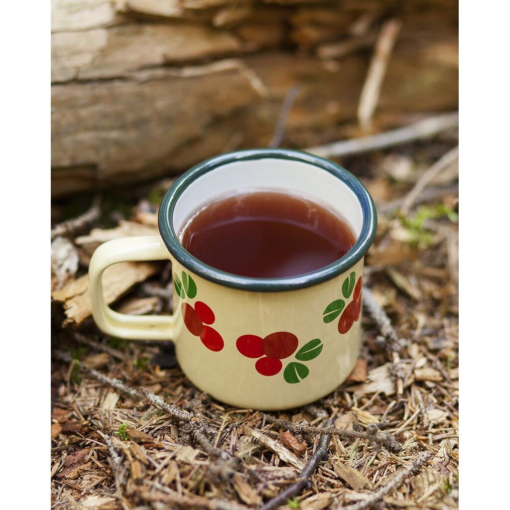 Blafre Emaljekop - Tyttebær