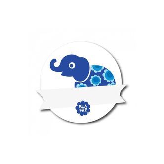 Navnemærke, Elefant blå