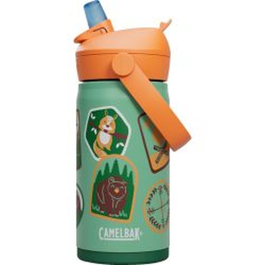 Camelbak Thrive Flip Straw Kids Vss 12oz - Camp Badges - Str. .35L / 12 oz - Drikkeflaske
