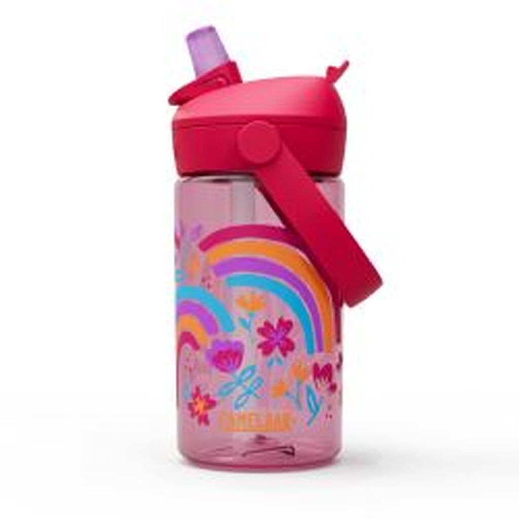 Camelbak Thrive Flip Straw Kids 14oz - Rainbow Floral - Str. .4L / 14 oz - Drikkeflaske