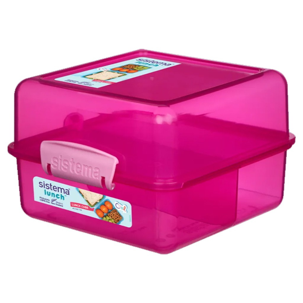 Sistema madkasse Lunch Cube 1,4 L - Rosa