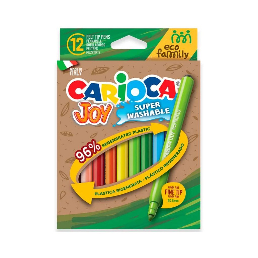 CARIOCA ECOfamily tusch fine tip - 12 stk.