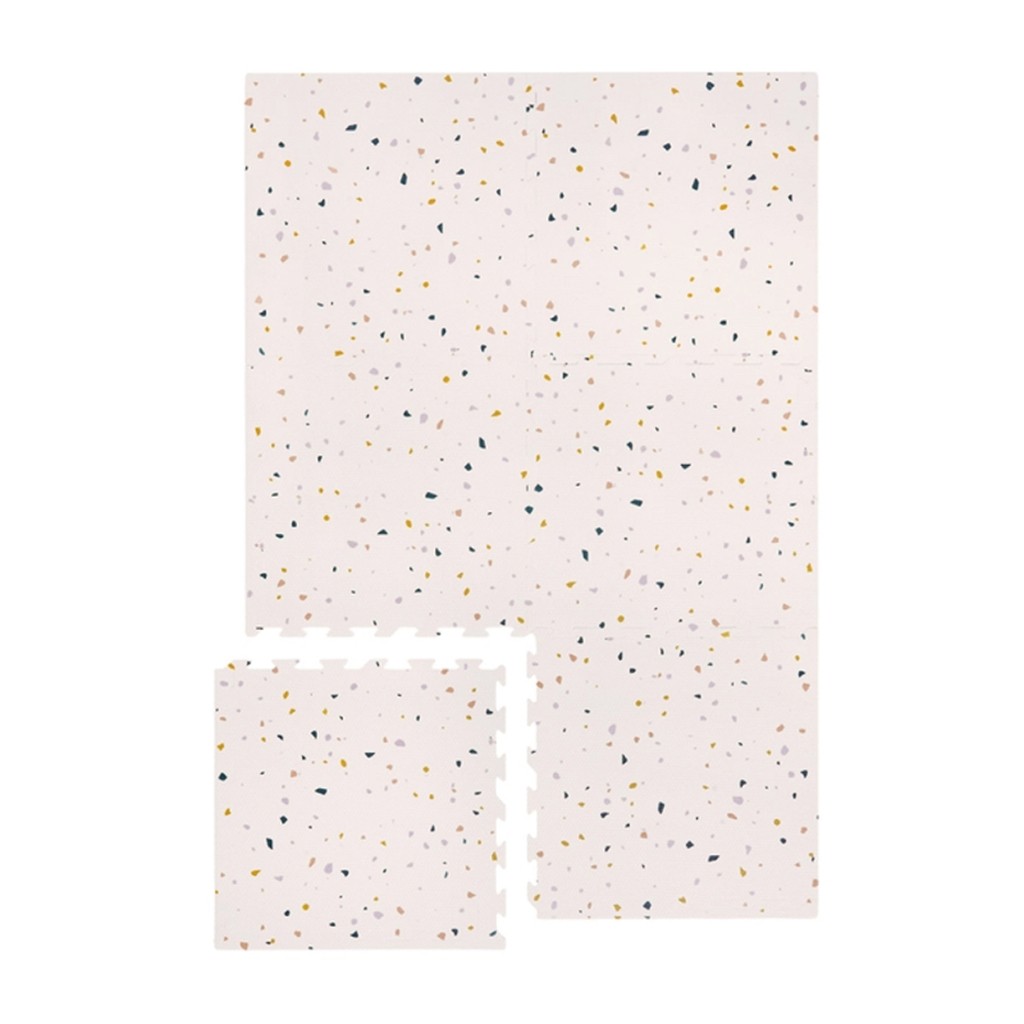 3 Sprouts skumgulv 180 x 120 cm - Terrazzo Palest Pink
