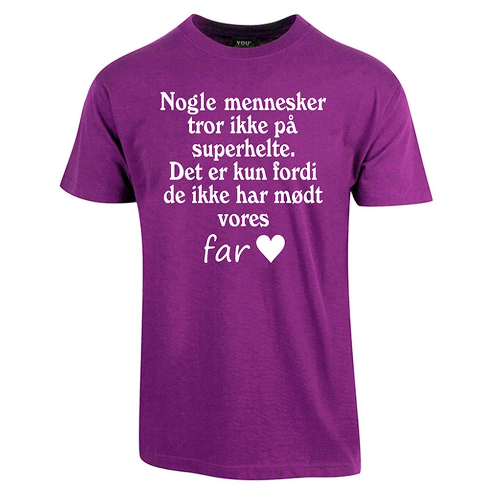 Fars dag t-shirt - Lilla