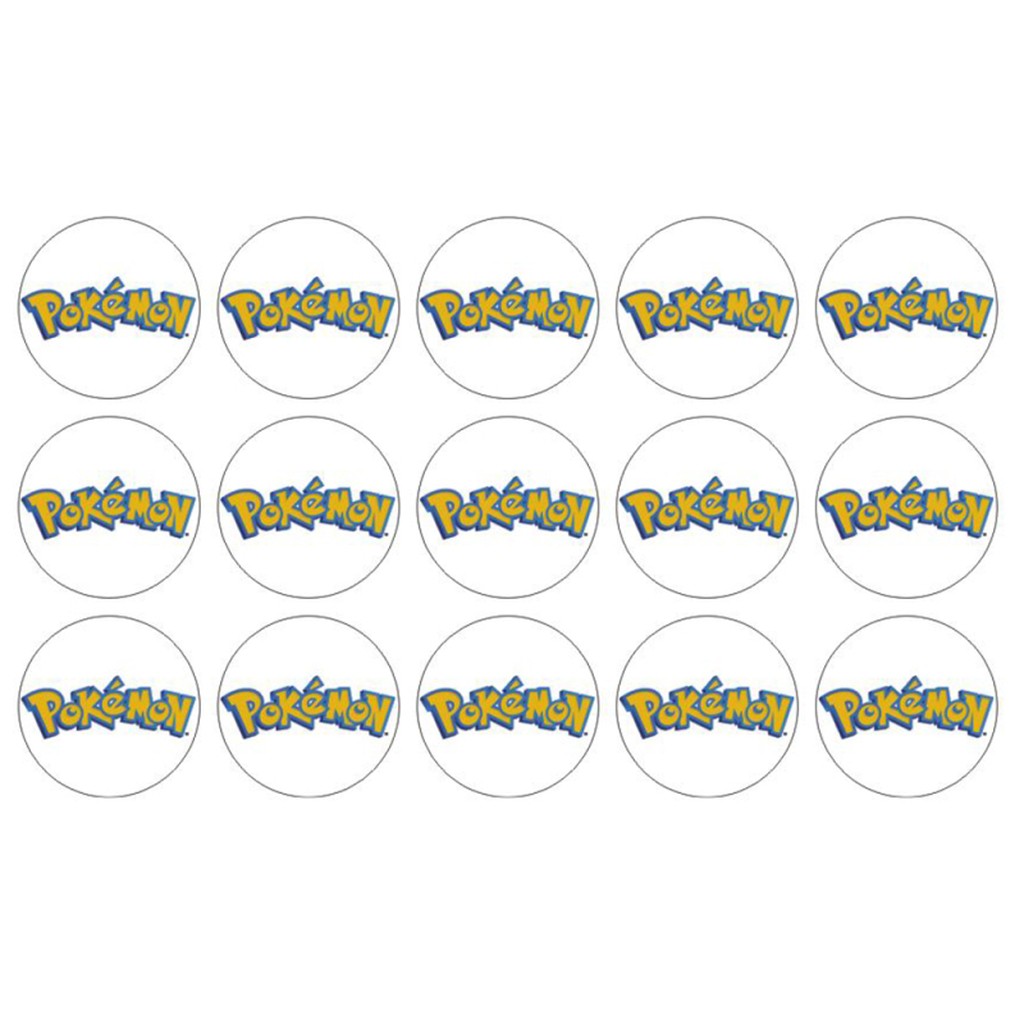 Pokemon muffinskageprint / sukkerprint - Logo