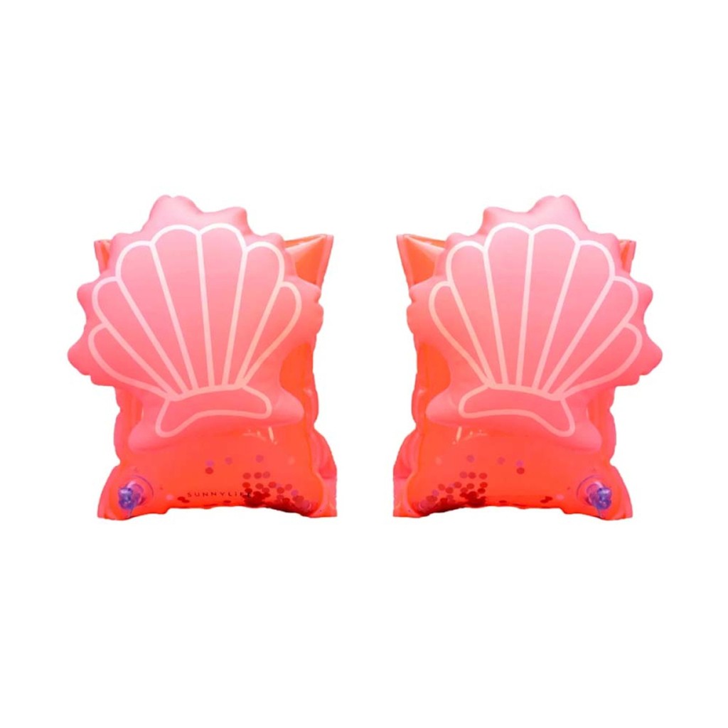 Svømmevinger fra Sunnylife - Shell Neon