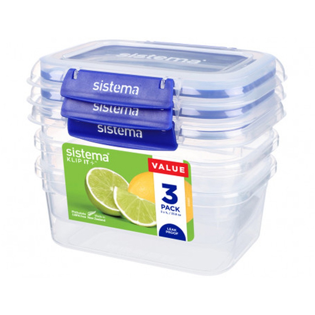 Sistema Klip It Plus 1 L. -  3-pak