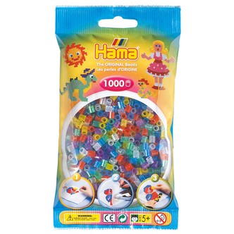 Hama perler midi 1000 stk - glitter mix-54