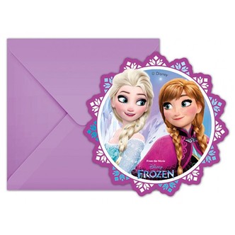 Frozen fødselsdagsinvitationer