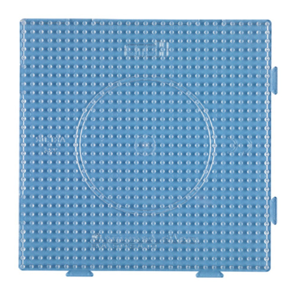 Transparent perleplade - kan sættes sammen - 15x15 cm