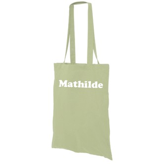 Mulepose med navn - Matcha