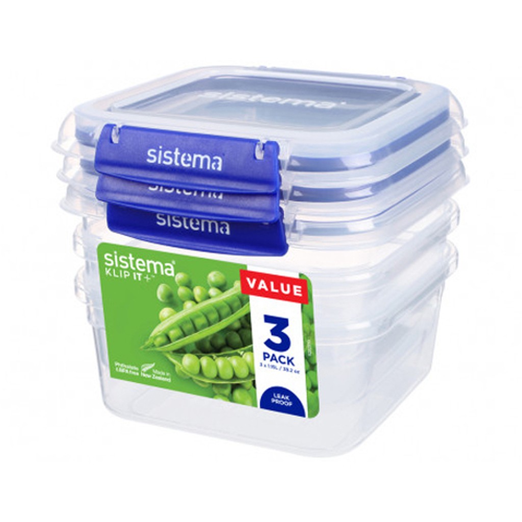 Sistema Klip It Plus 1,15 L. -  3-pak.