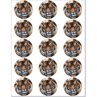 Tiger muffinskageprint / sukkerprint