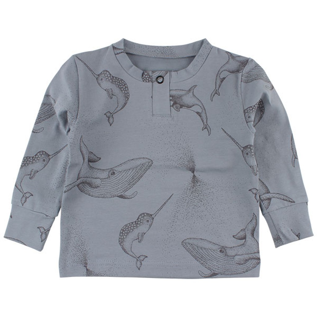 Blå t-shirt fra Fixoni