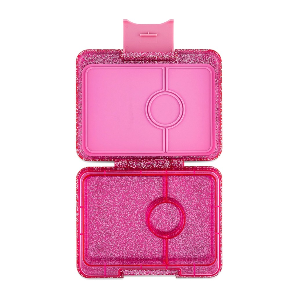 Yumbox snack glimmer madkasse 3 rum - Sparkle Pink