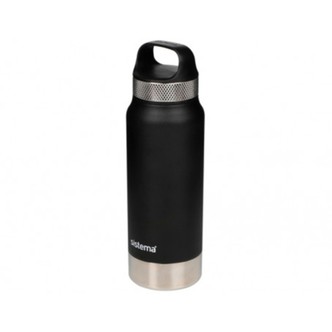 Termoflaske med hank fra Sistema 650 ml.