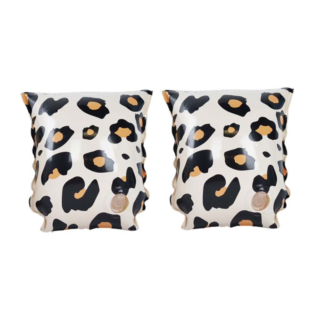 Svømmevinger fra Swim Essentials 0-2 år - Beige Leopard