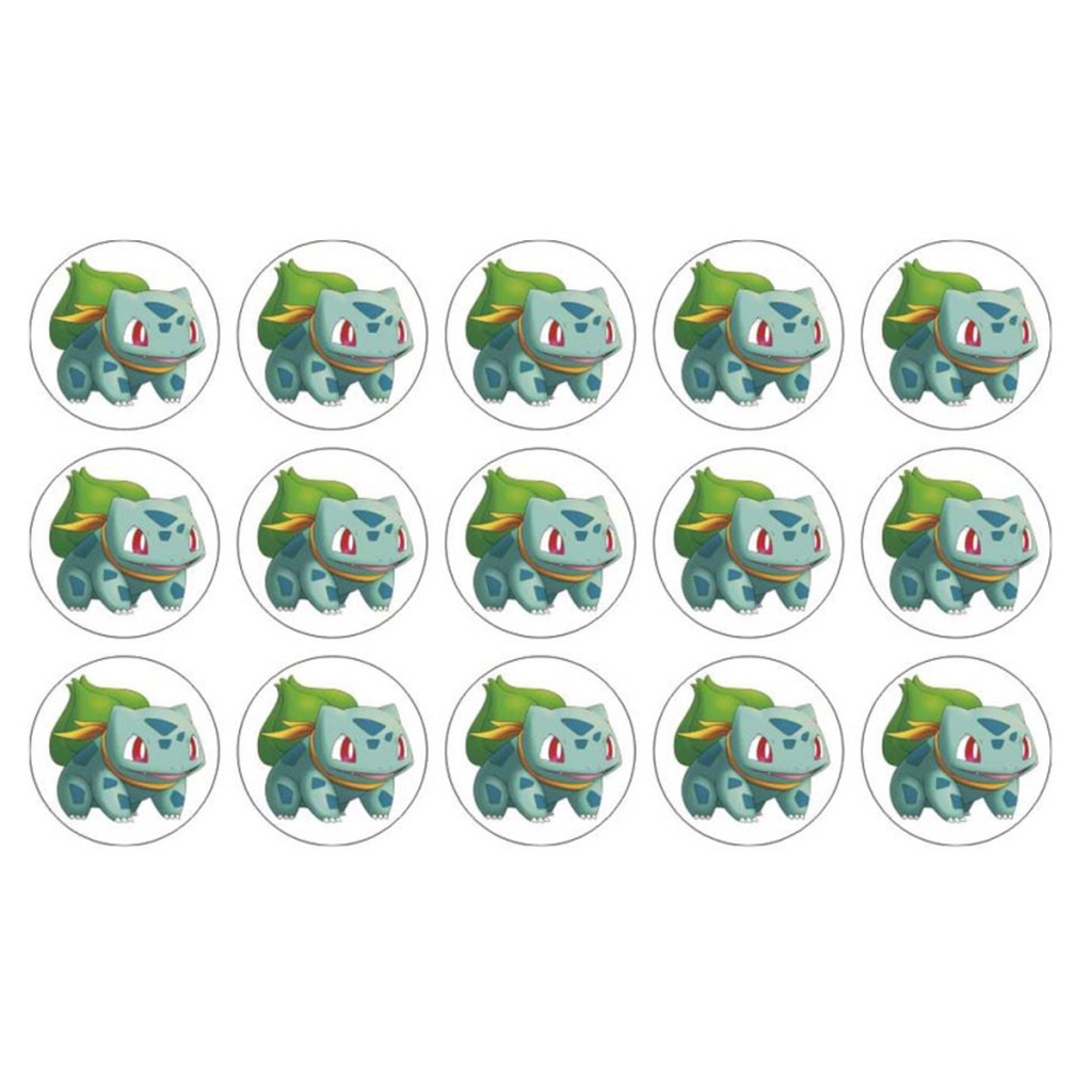 Pokemon muffinskageprint / sukkerprint - Bulbasaur