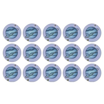 Space/planet muffinskageprint / sukkerprint