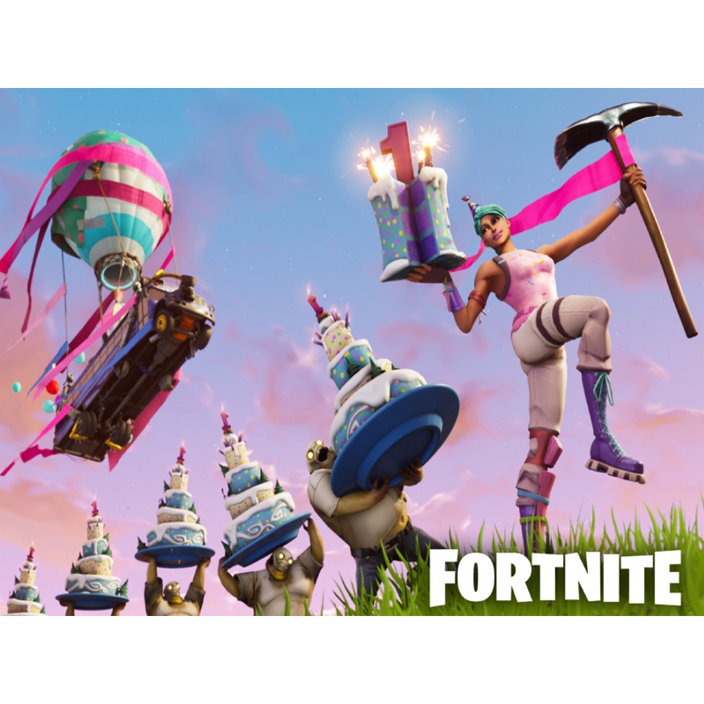 Fortnite A4 kageprint / sukkerprint