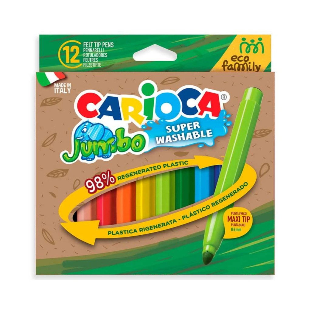 CARIOCA ECOfamily tusch Maxi - 12 stk.
