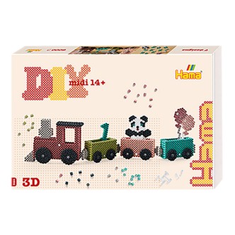 Hama gaveæske Fødselsdagstog  - Midi perler